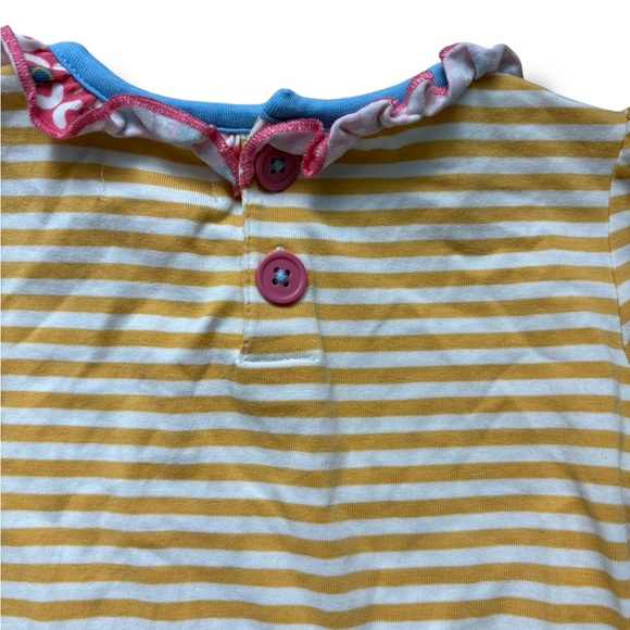 Matilda Jane Make Believe Brand Sparkling New Striped Bodysuit size 12-18 months - Picture 5 of 6